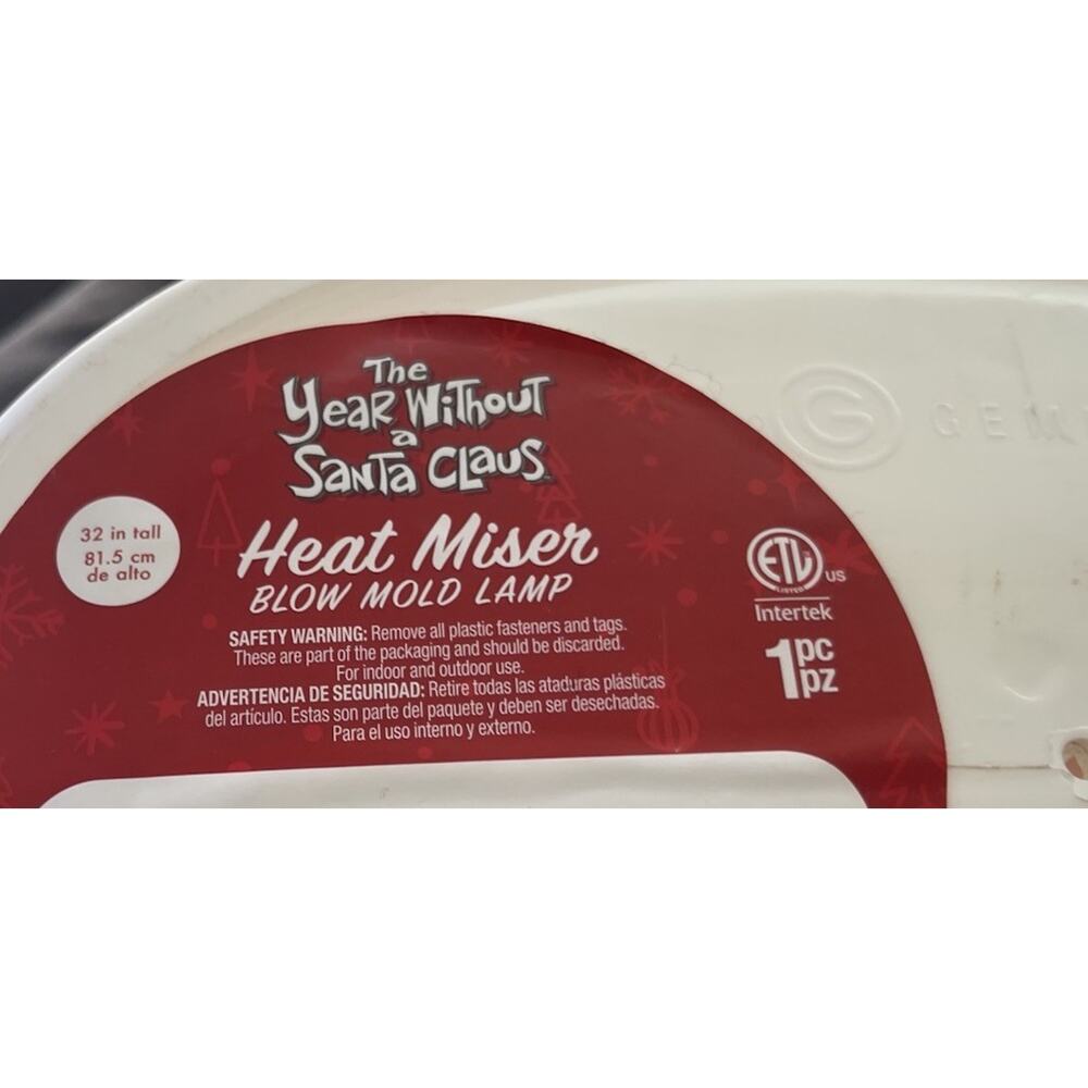 Warner Bros 32" LED Christmas Heat Miser Blow Mold Lamp Outdoor Decor New - Picture 4 of 8